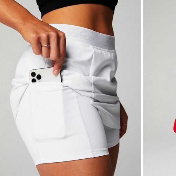 Fabletics Woven Pocket Skirt With Built-In Short - Picture 3 of 8